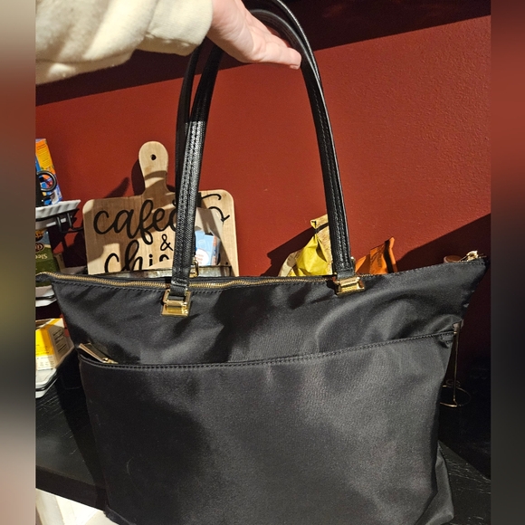 TUTILO TRAVEL LAPTOP LARGE OFFICE BAG BLACK NYLON "CARRY THE DAY BAG" NEW YORK - Picture 2 of 6